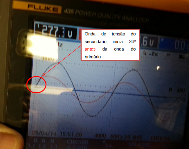 Transformador Subtrativo DYn11 TOP Elétrica curso NR10 Online