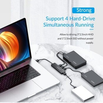 ORICO High Speed 4 Ports USB Hub with OTG Adapter ORICO High Speed 4 Ports USB Hub with OTG Adapter