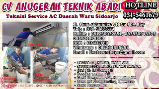 Teknisi Service AC Daerah Waru Sidoarjo 