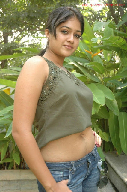 Actress Meghna Raj Navel Show Photos