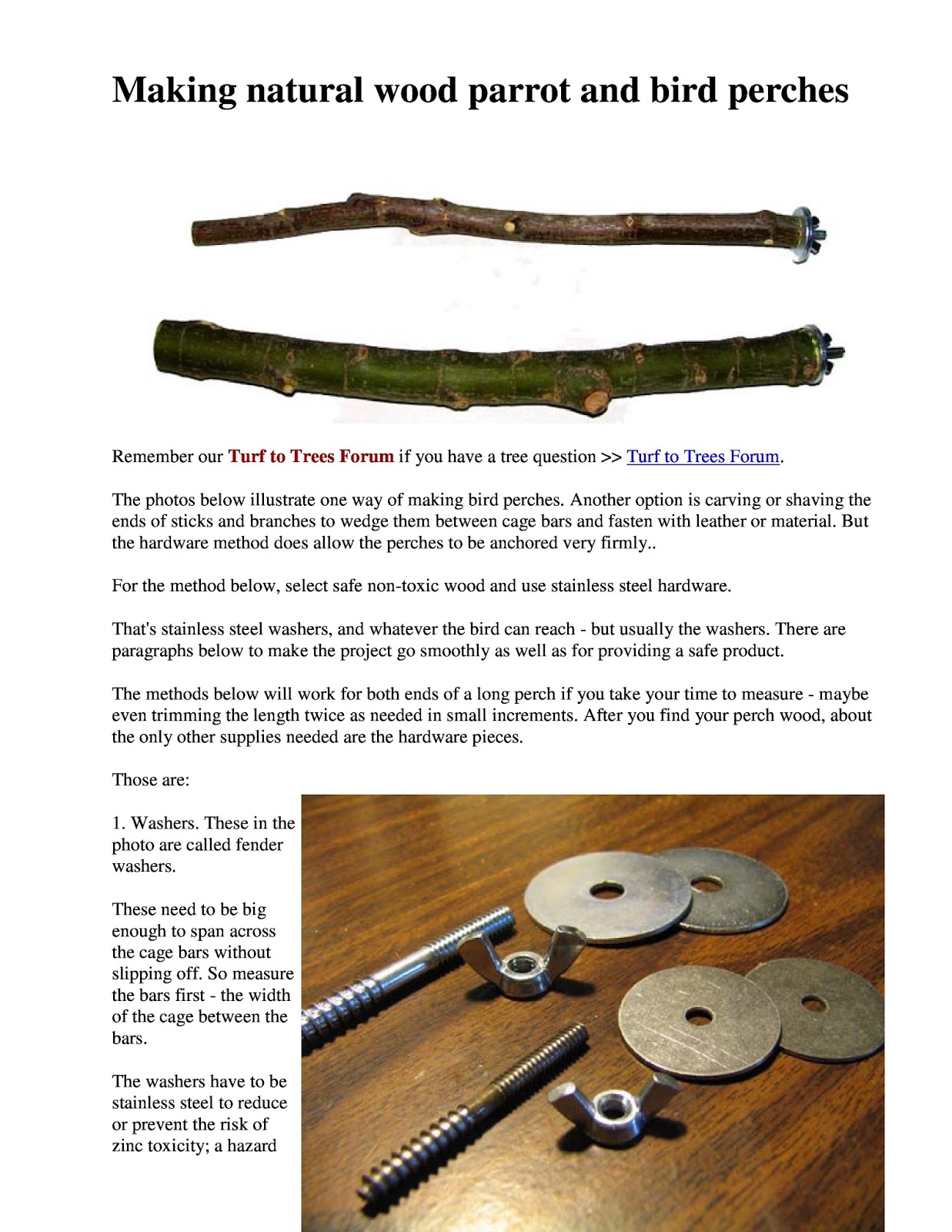 Greek Yorkshire Canaries How to make wooden perches for your birds