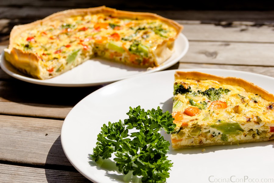 Quiche de Verduras Sin Gluten - Receta paso a paso