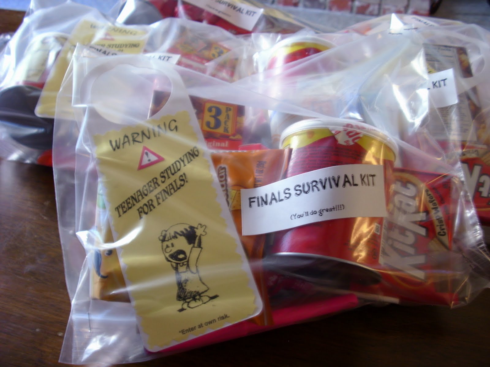 Value-able Ideas: FINALS SURVIVAL KITS