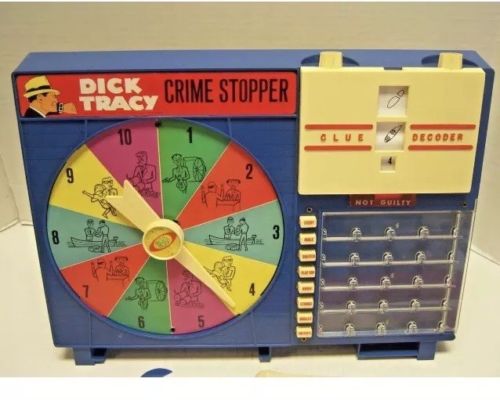 vintage Dick Tracy Crime Stopper game (near complete w/ box) Ideal (1963)