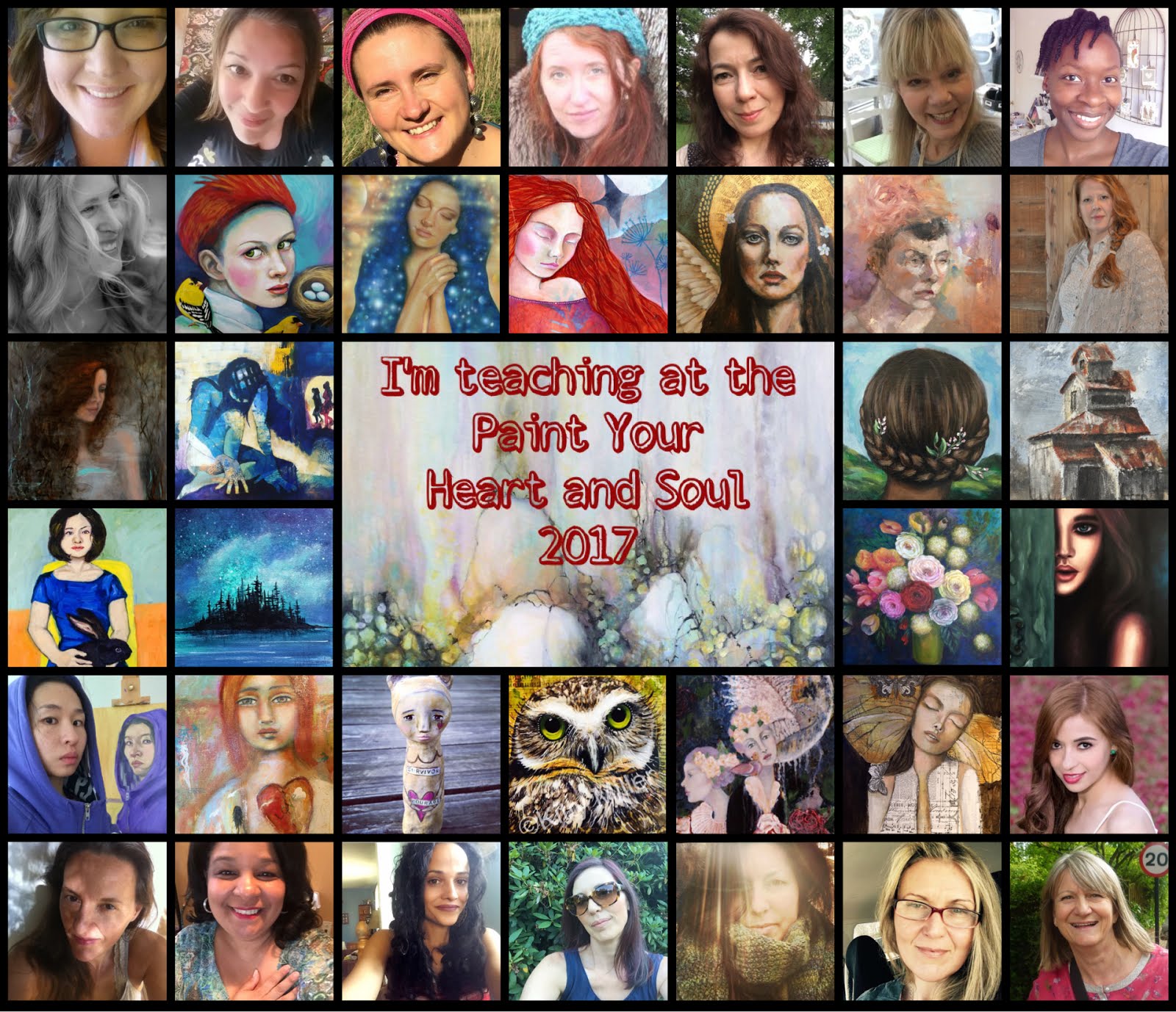 Paint Your Heart and Soul 2017 online class