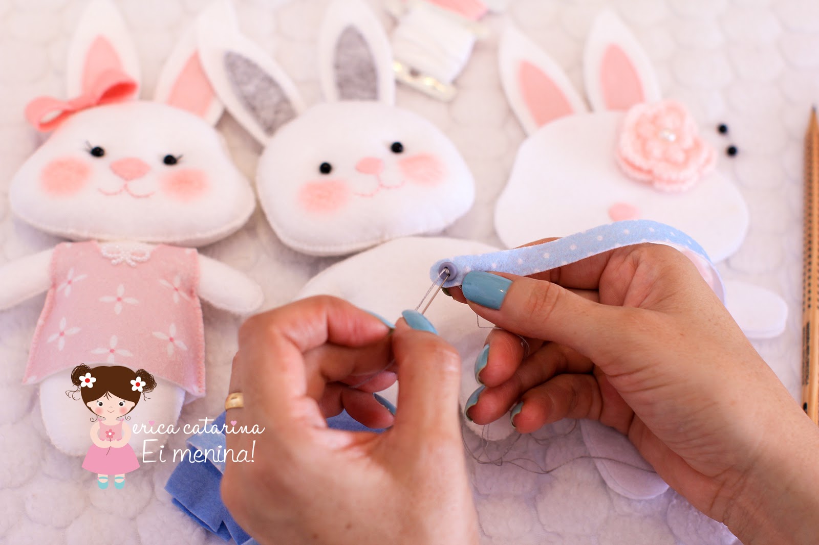 Erica Catarina ♡ Orelhudos para a Páscoa da Helena!