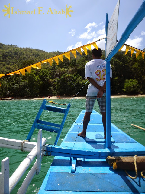 View of the beach of the Puerto Princesa Underground River National Park