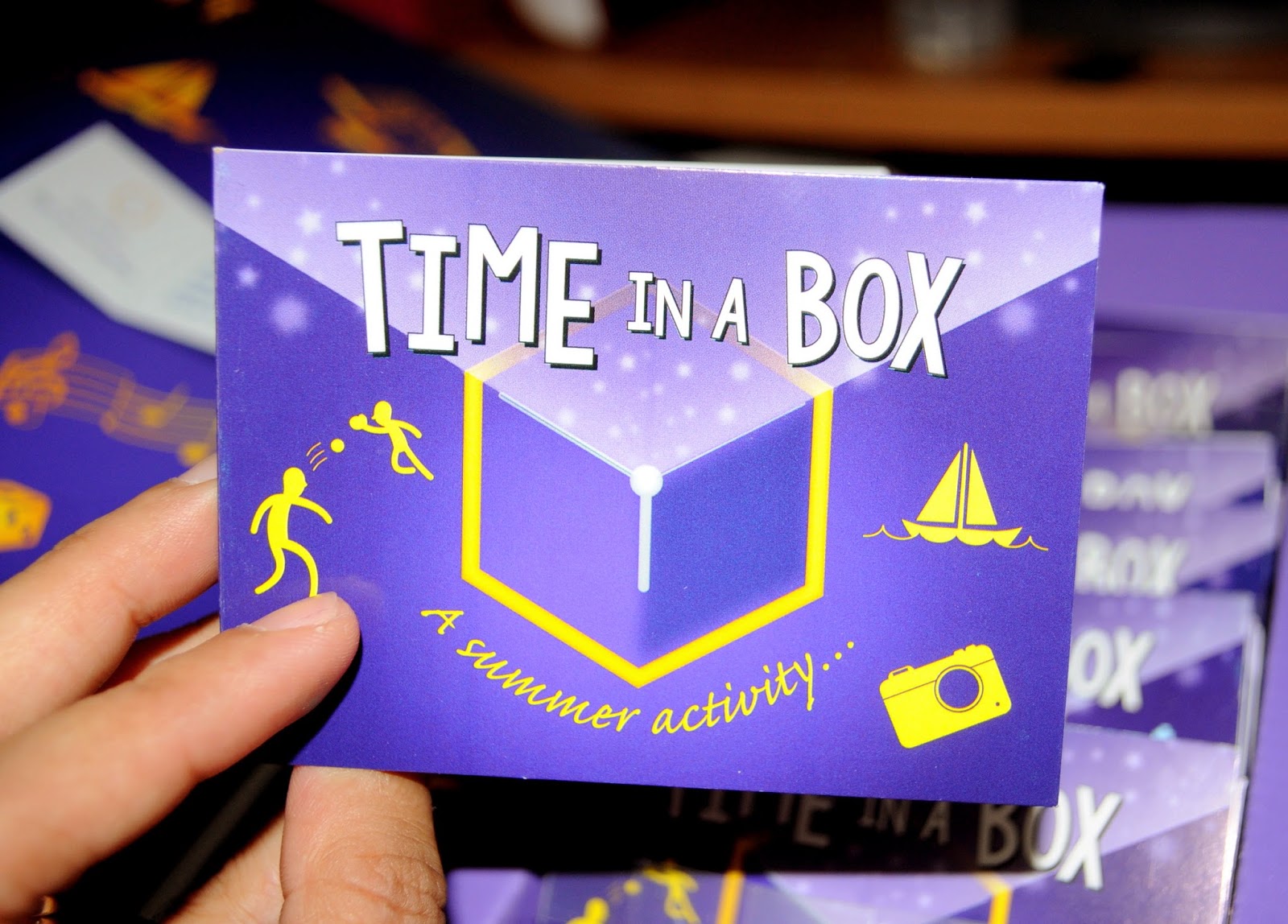 Time in a Box Game by #FoxMindGames ~ The Dias Family Adventures
