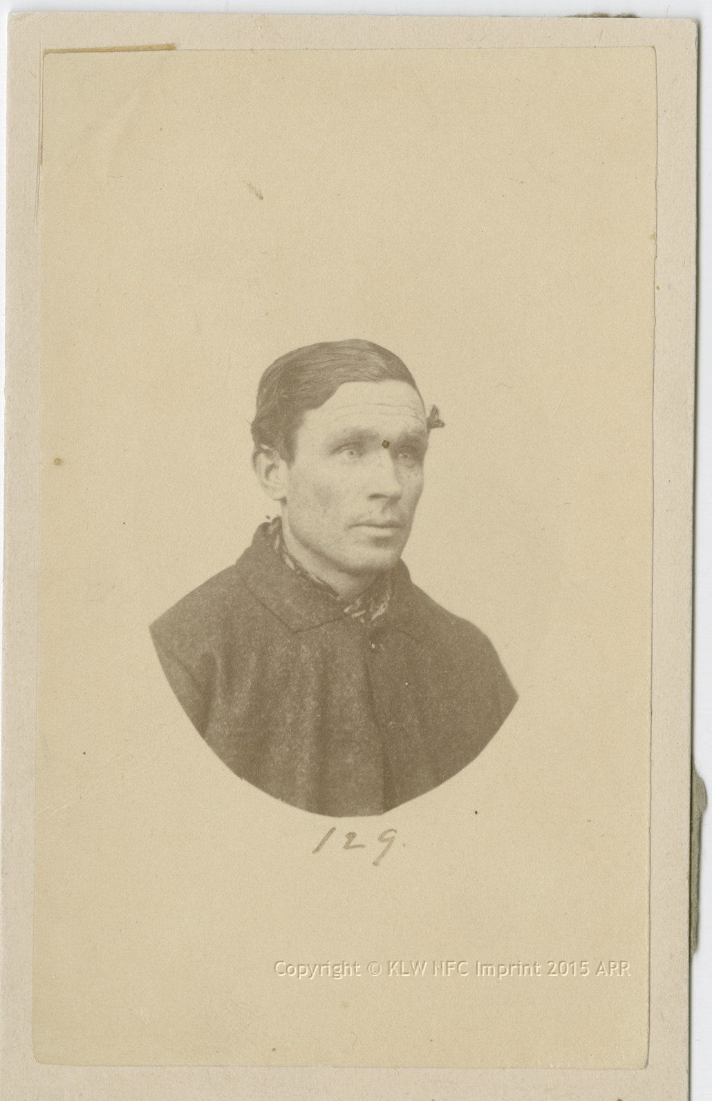 Thomas J. Nevin Tasmanian Prisoner Photographs 1870s1880s Prisoner