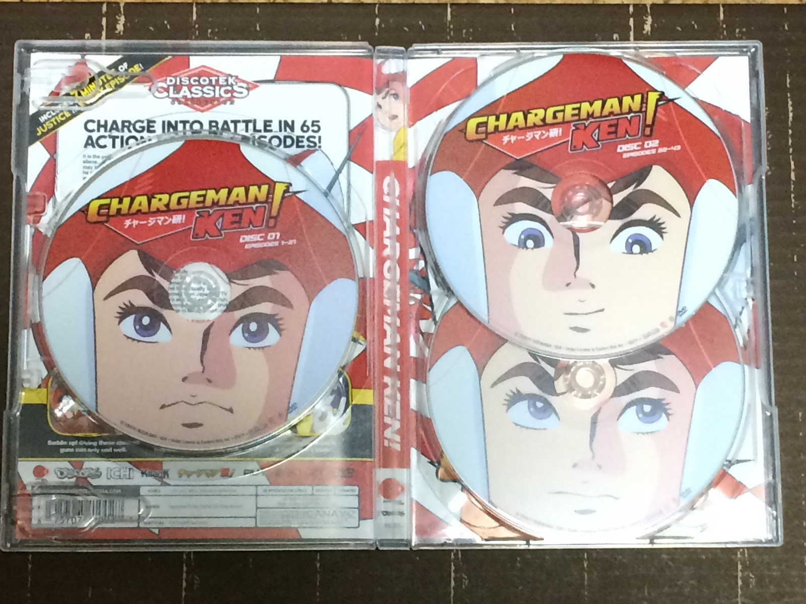 [北米版] チャージマン研！DVDが届きましたよ！|あにめはねてまて