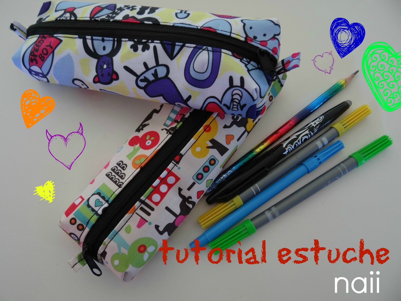 Tutorial estuche de lápiz fácil » Patrones en pdf | Costura