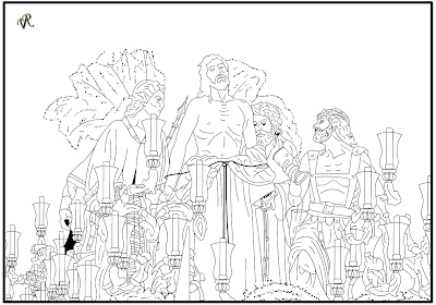 >PINTAR SEMANA SANTA MISTERIO JESUS DESPOJADO