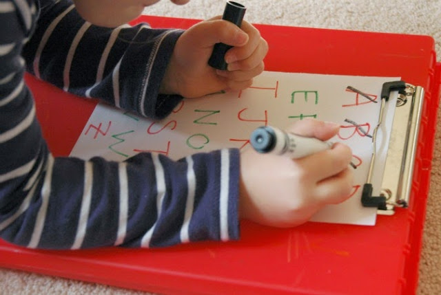 Fill the Alphabet Stocking: A Christmas Preschool Literacy Game