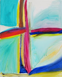 Beautiful Abstract Cross Painting