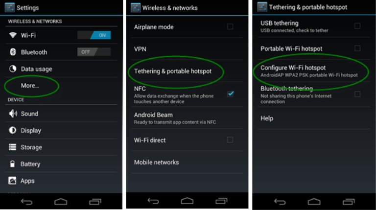 How to a Create Mobile Portable Wi-Fi Hotspot in Android Phone - ALL