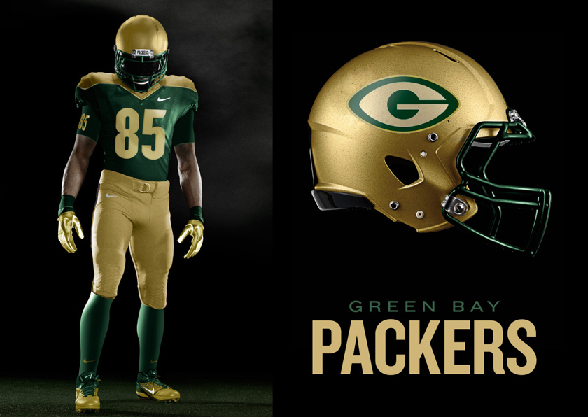 green bay packers third jersey