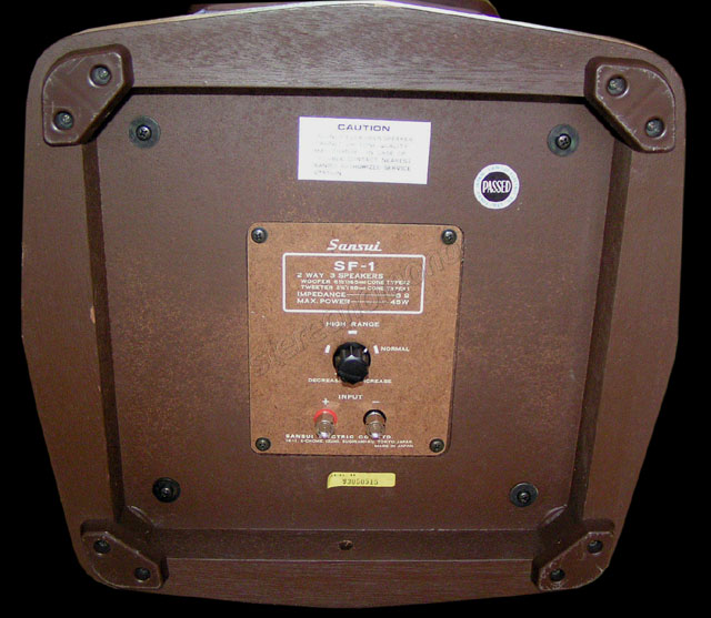 sansui sf 1 speakers