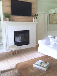 shiplap fireplace farmhouse natural above wood