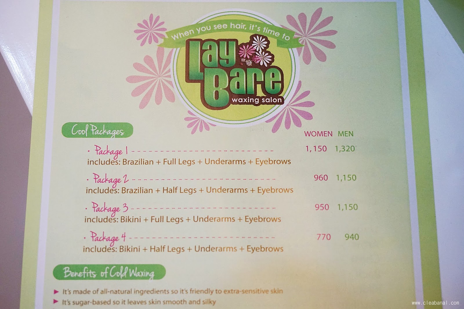 Lay Bare Waxing Salon Experience Clea Banal