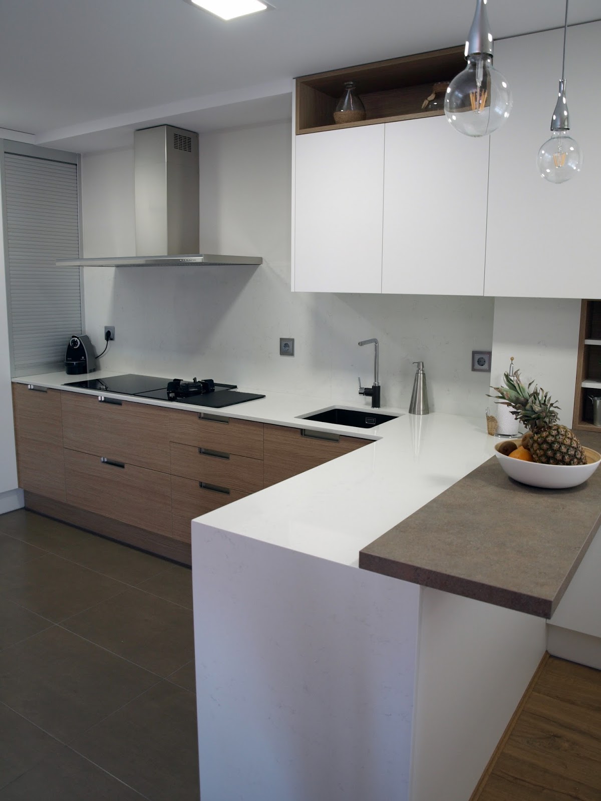 Un cambio radical, cocina semi-abierta