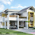 2637 sq-ft 4 BHK mixed roof house plan
