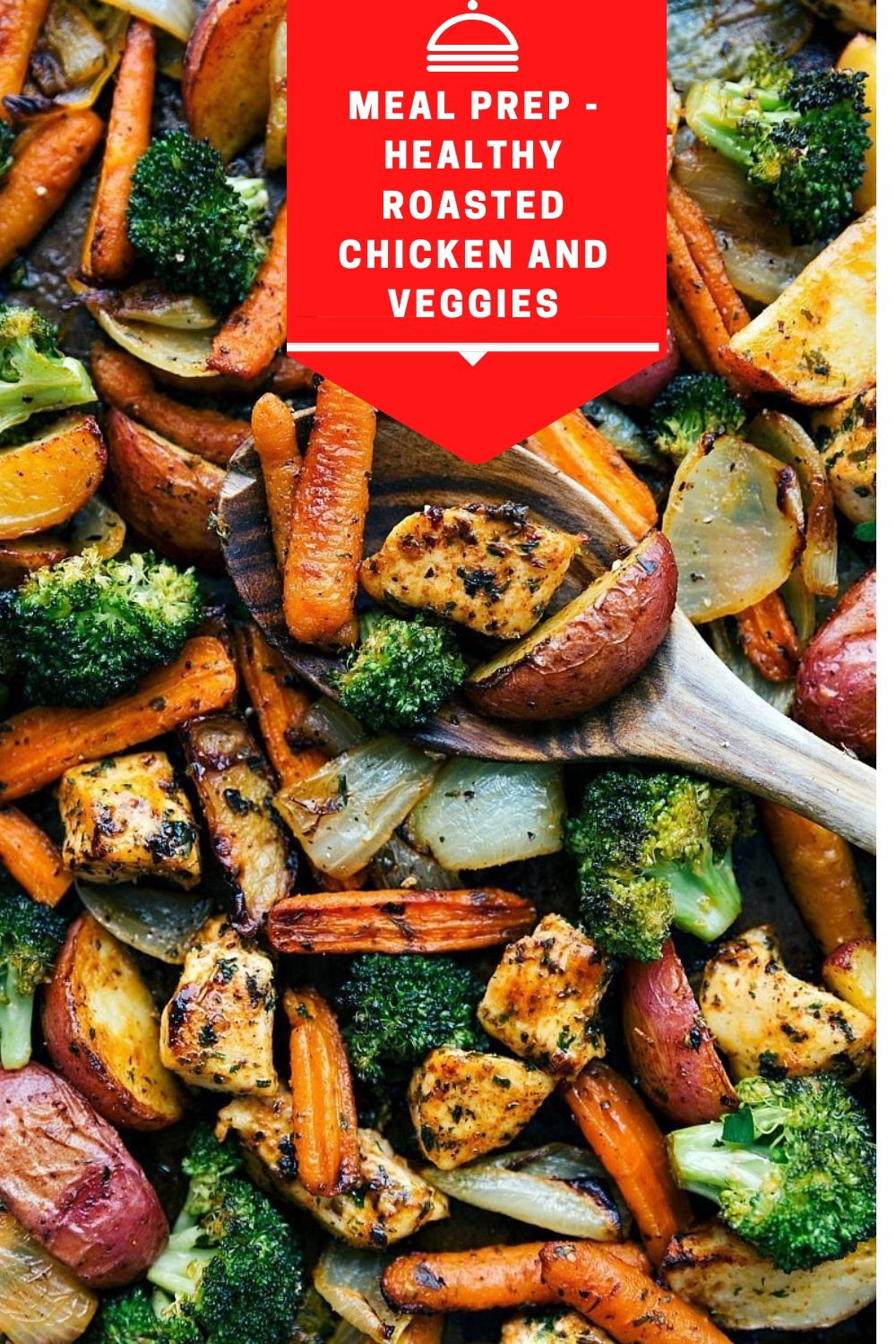 Meal Prep Healthy Roasted Chicken and Veggies