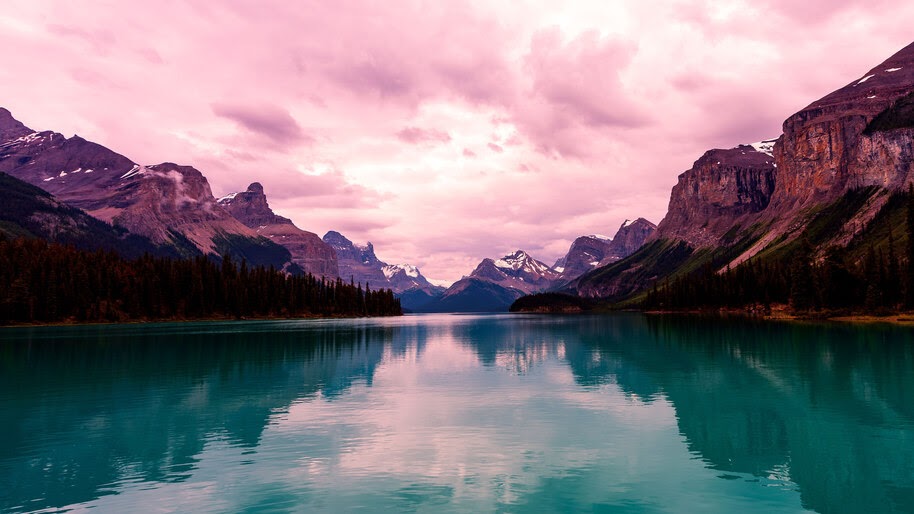 Lake, Mountains, Nature, Scenery, 4K, #6.952 Wallpaper