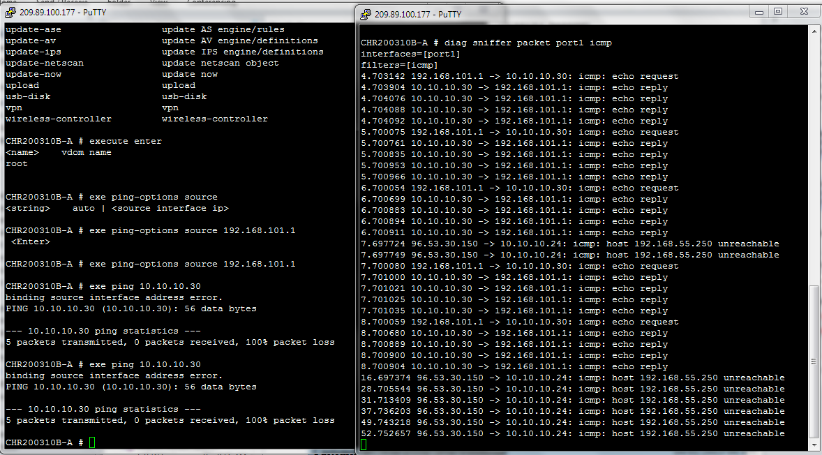 Broken Network Spoofing Source IP