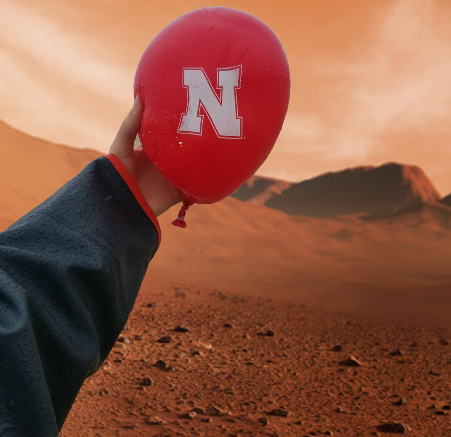 Husker Balloon Released from Memorial Stadium Discovered on Mars