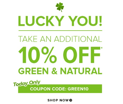 Well.ca St Patrick's Day 10% Off Green & Natural Promo Code