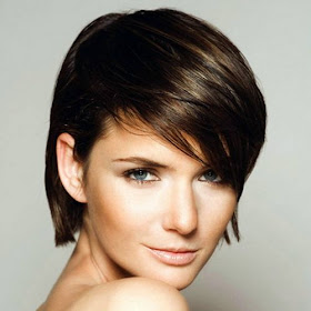 coupe cheveux mi long dégradé effilé avec frange 2019