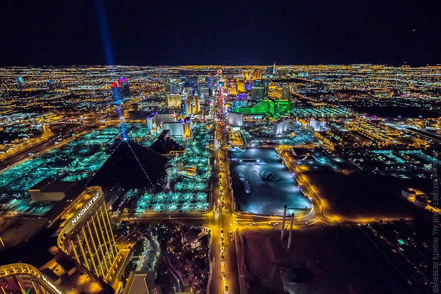 Las Vegas From 10,800 Feet Up Looks Like Nothing You’ve Seen Before