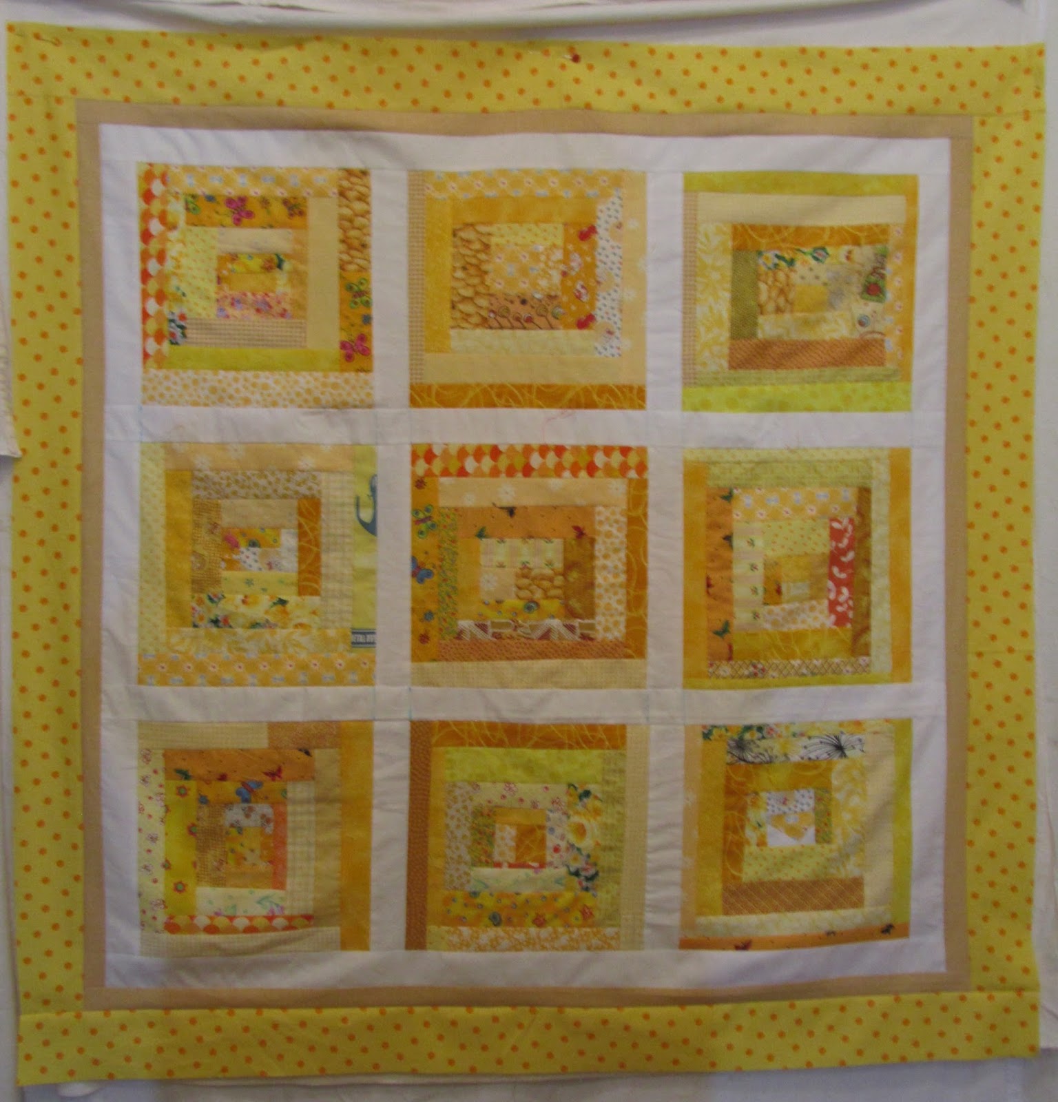 STITCH AND SOW the handwork of home and garden Scrappy, yellow