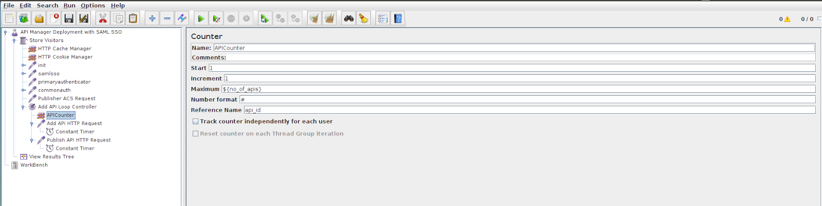 Define: howto: JMeter Loop Controller & Counter