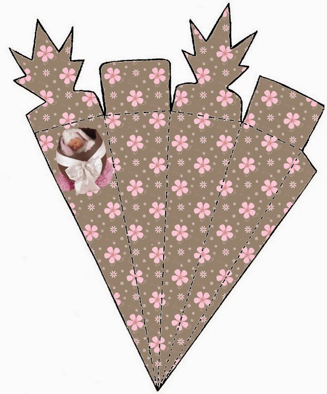 Anne Geddes para Pascua: Cajas de Bebes para Imprimir Gratis. Caja tipo "Zanahoria".