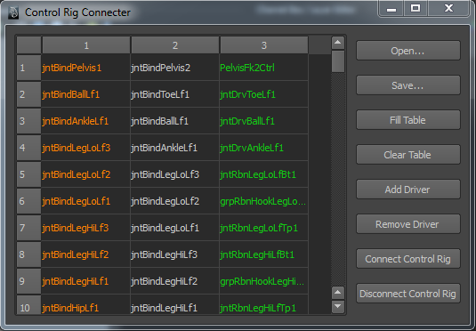 netic's Blog: Control Rig Connecter Script for Maya