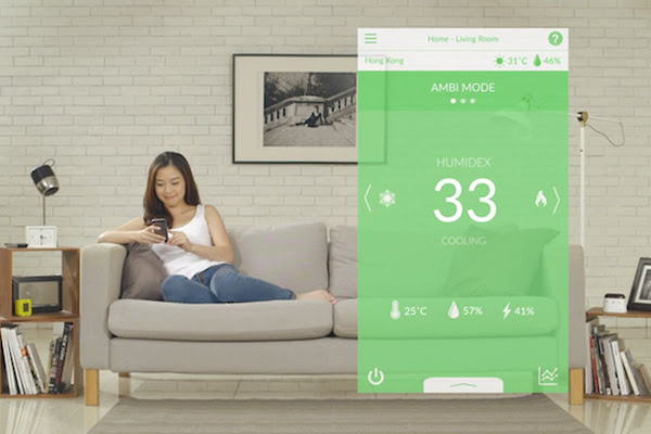 數位時代翻攝自 Ambi Climate 官網與 Kickstarter 網頁