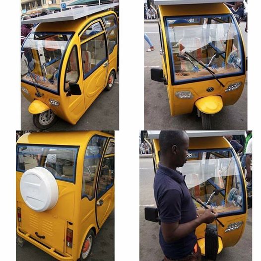 Picture Nigerian Invents Solar Powered Keke CKN News