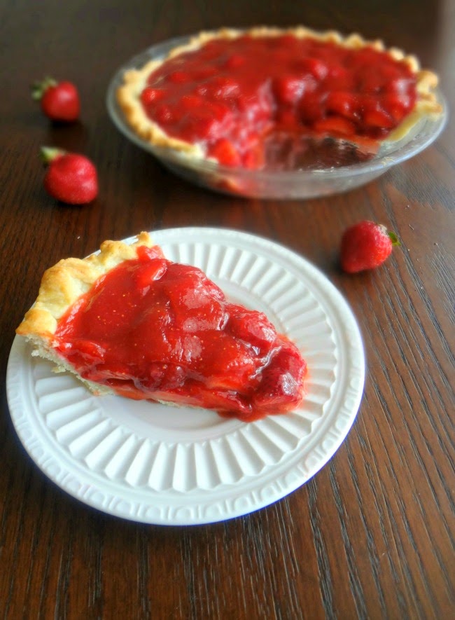 Fresh Strawberry Pie for #StrawberryWeek