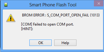 S_COM_PORT_OPEN_FAIL (1013)