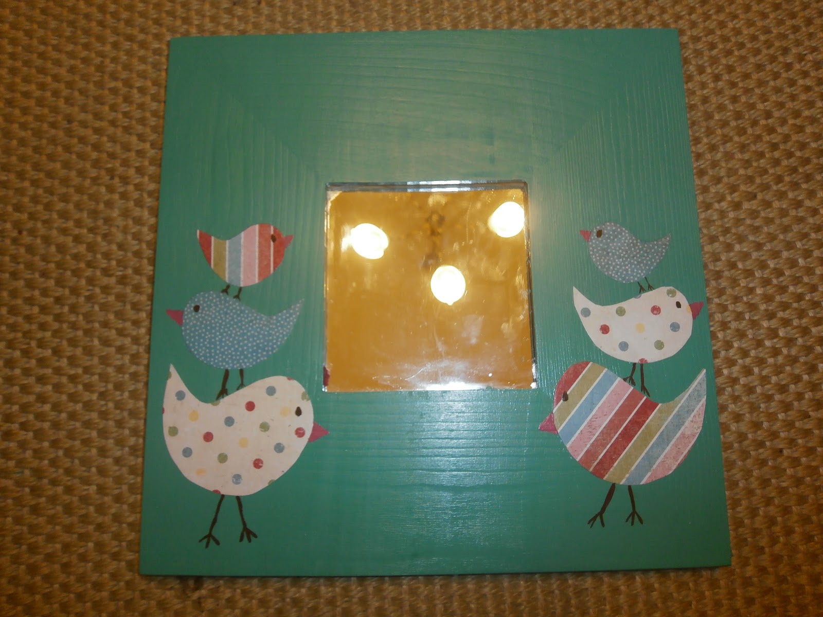 The Feverish Feltist Ikea Malma mirror (bebirded malma mirror 2)