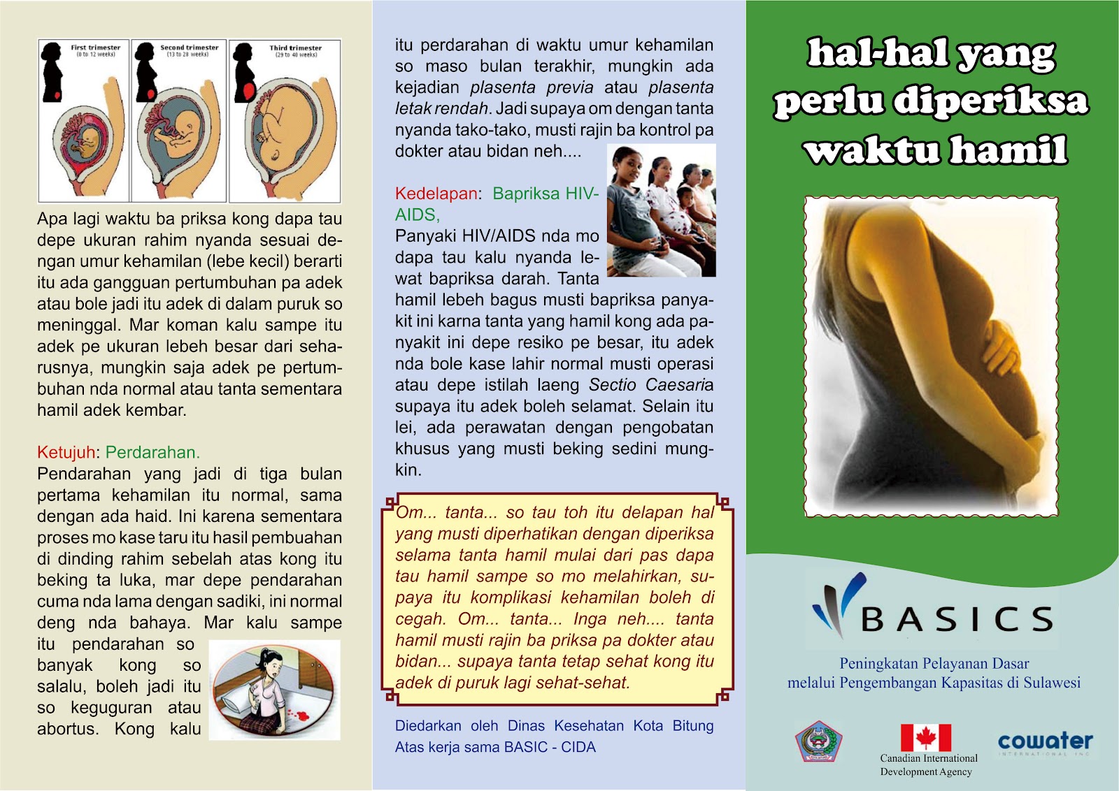 BASICS PROJECT NORTH SULAWESI BITUNG Brosur KIA dalam