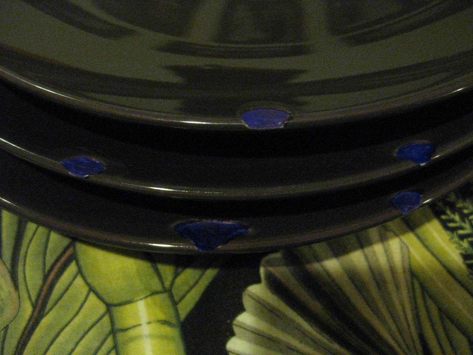 Making a chipped plate look better!