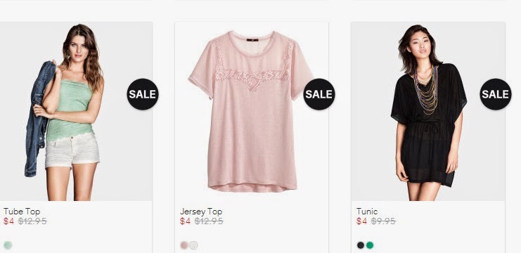 4th Of July Sales 2014: $1 Tops At H&M