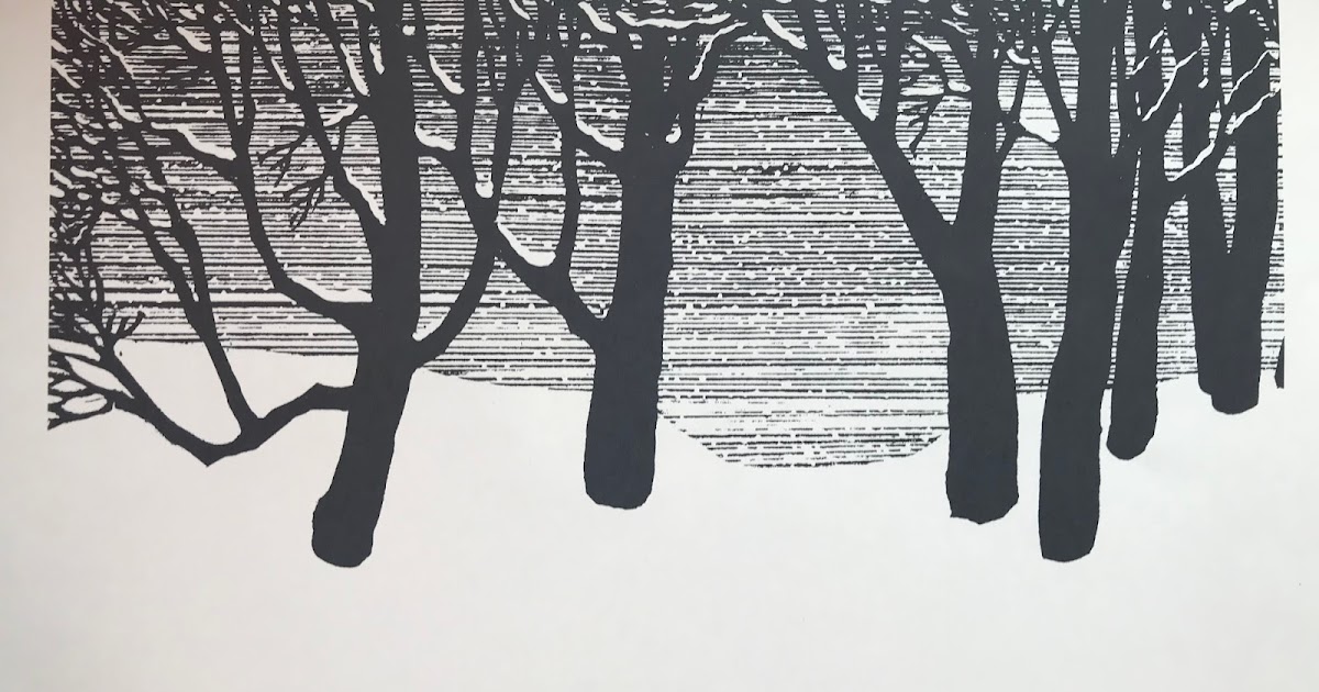 Words on Woodcuts Mary Azarian's Winter Trees from 1992 Calendar