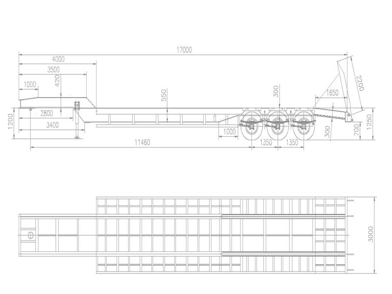 Dimensions Of Low Bed Trailer Roole