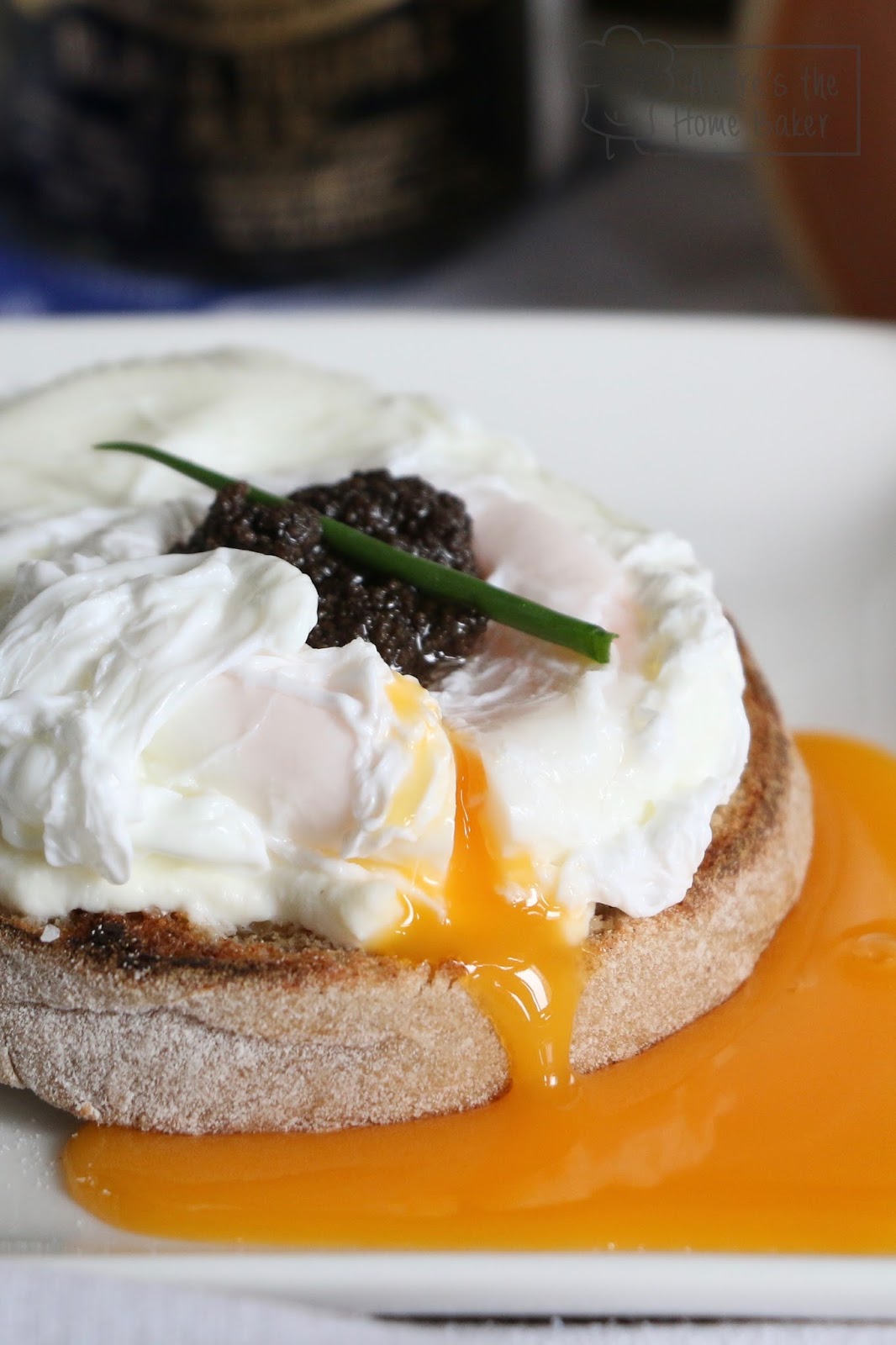 Andre's the Home Baker ♥ Black Truffle & Ricotta Poached Egg Muffin ♥