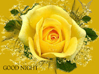 good night wallpaper, yellow rose image for good night wishes