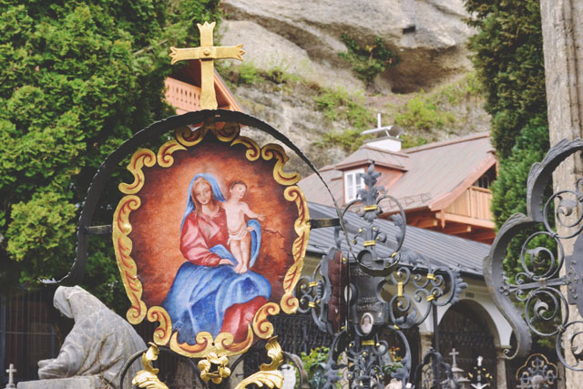 Mary and Jesus Grave Painting