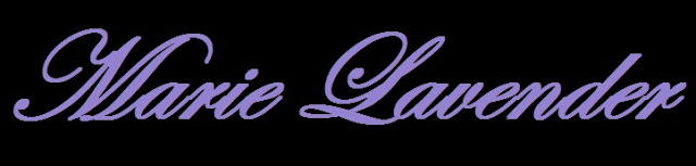 author Marie Lavender's signature